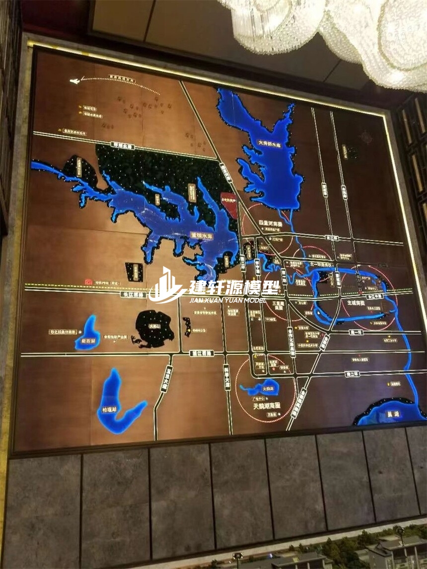 肥西区域壁挂模型制作