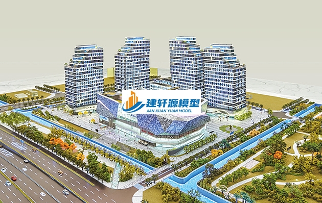 肥西智慧城模型